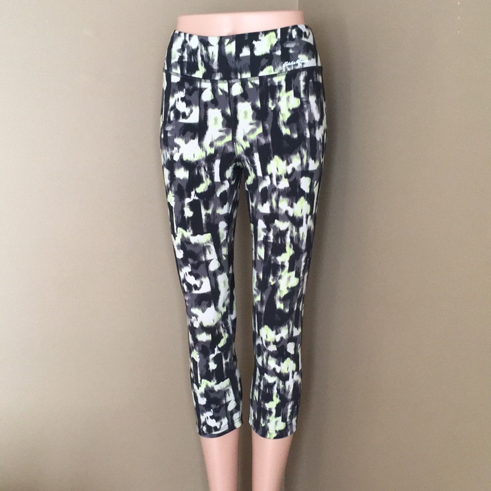Multi colored work out capris